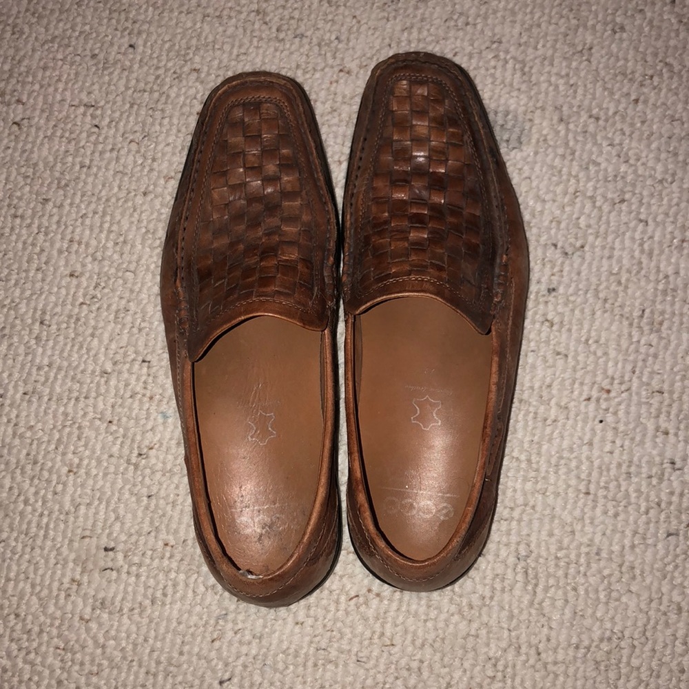 Leather loafers
